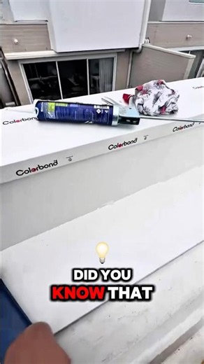 Colorbond wraps + red dots = 250mm marking points #colorbond #roofer #tipsandtricks #didyouknow