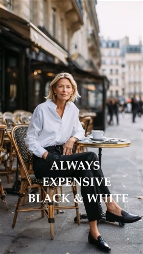 The Black & White Combo French Women Over 50 Always Wear