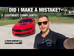 5 THINGS I HATE ABOUT MY 2021 CAMARO LT1
