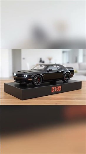 Dodge Challenger SRT Hellcat Model Car Alarm Clock