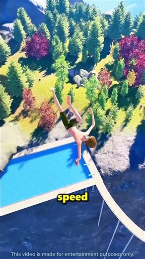 This Boy Slid Down An Amazing Water Slide 😮