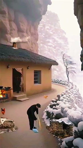 #rurallife #villagelife #travel #nature #relaxing #winter #snow #snowday