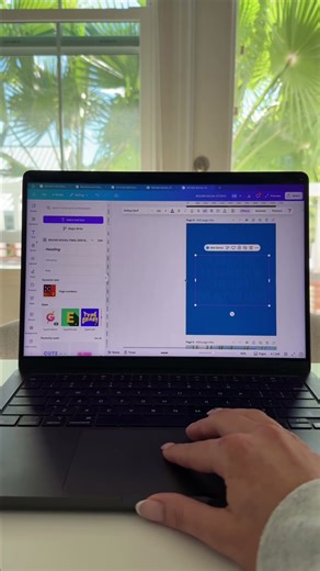How To: Embossed Text Graphic Design Effect in Canva