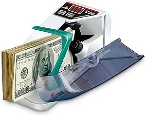 Money Counter Portable Money Counter Mini Bill Cash Counting Machine Handy Suitable for Multi-Currency Handy Banknote Counter