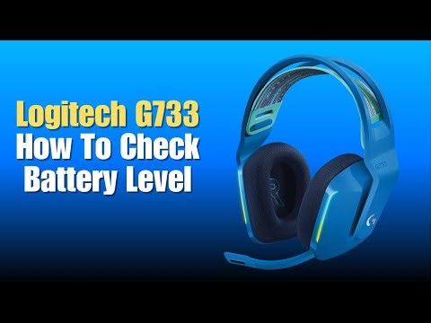 Logitech G733 How To Check Battery Level