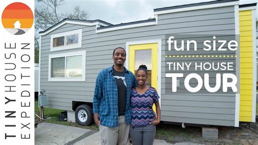 16K views · 131 reactions | Young Couple's Fun Size Tiny House: the TOUR | Tiny House Expedition | Facebook