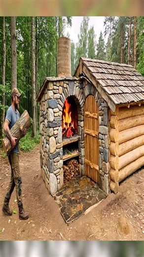 A Man Wants to Live in the Forest. He Built the Cheapest House in 10 Days #camping #survival #building
