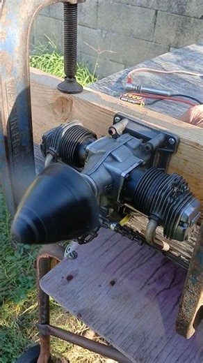 OS FT 120 ll Gemini twin four stroke APV 15 x 6w prop #motor "avion, # radio-controlled,