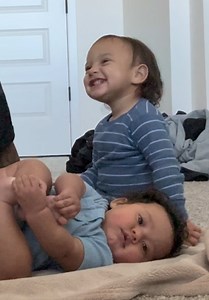 He is sooo affectionate with him 😭❤️ #babies #zaza #brother | toddler