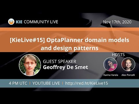 [KieLive#15] OptaPlanner domain models and design patterns