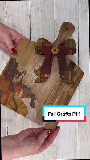 Easy Fall DIY: Decoupage a Cutting Board