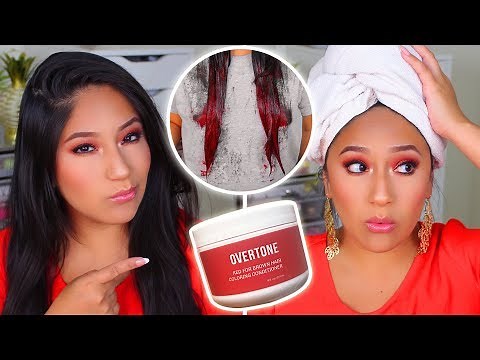 Does OVERTONE FOR BROWN HAIR Work On Dark Hair?!