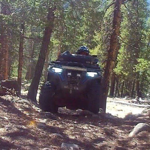 Nothing beats tearing up the rocky mountain trails on a Tuesday.#ATV #OffRoad #MountainTrail #Advent