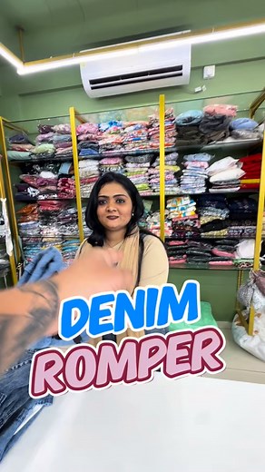 Denim romper Where style meets elegance. Curated with love, our collection features unique, trendy, and high-quality pieces to elevate your wardrobe and home. Shop the vibrant blend of fashion and flair! 🌸 How to order Take a screenshot & DM or WhatsApp to 7356351332 7356071332 8129928291 #insta #reelsvideo #reels #reelsindia #viral #viralreels #viralpost #viralreels #viralposts #post #newpost • [ ] | N'zan Designs