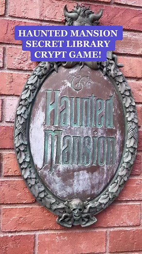 Discover the Hidden Haunted Mansion Library Crypt Game at Disney World