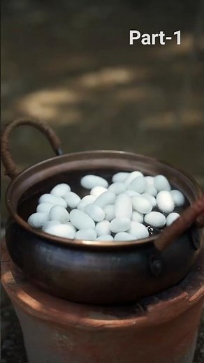 Traditional Silk Reeling Process: From Cocoon to Raw Silk Thread by Hand