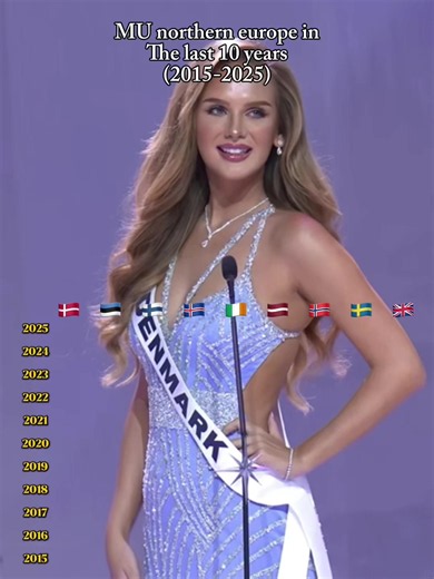 MU NORTHERN EUROPE IN THE LAST 10 YEARS (2015-2025)#MU #missuniverse #missuniverse2025 #fyp #fatimabosch