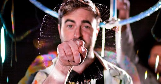 Footage of a Giant Bubble Being Popped from the Inside at 50,000 FPS