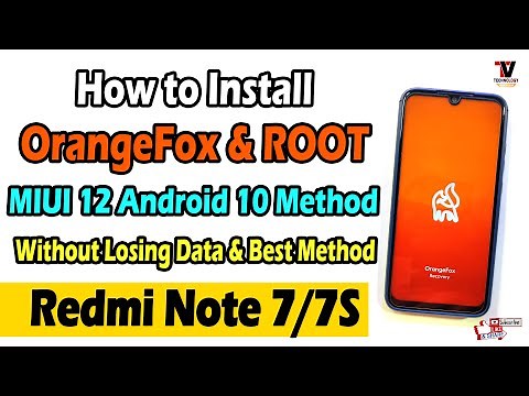 Install OrangeFox Recovery & Root on Redmi Note 7/7S (Lavender) | Without Losing Data | MIUI 12 |