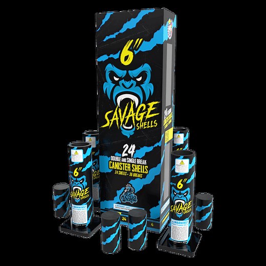 6" SAVAGE SHELLS - Sky King Fireworks