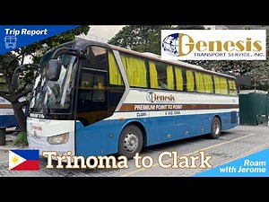 HOW TO GET TO CLARK AIRPORT (CRK) FROM TRINOMA | GENESIS BUS EXPERIENCE 🚌