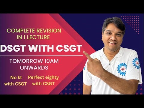 DSGT with CSGT 🔥 Complete revision | Part 2 | #discretemathematics #secondyearengineering #csgt