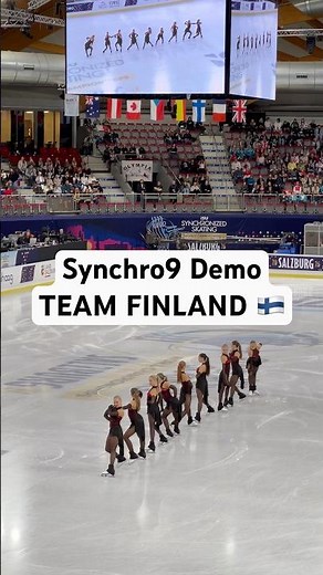 Synchro9 Demo TEAM FINLAND 🇫🇮 #synchronizedskating #synchro #synchro9