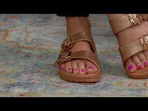 Skechers Buckle Slide Sandals - Cali Breeze 2.0 on QVC
