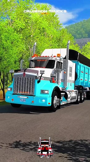 Manejando 44 Toneladas de Piedra en American Trucks Simulator