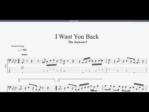 The Jackson 5 - I Want You Back (bass tab)