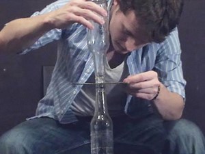 How to Do the Bill From Between Two Bottles Bar Trick