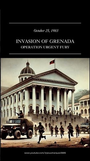 October 25, 1983 INVASION OF GRENADA: OPERATION URGENT FURY#historyfacts #shortvideo