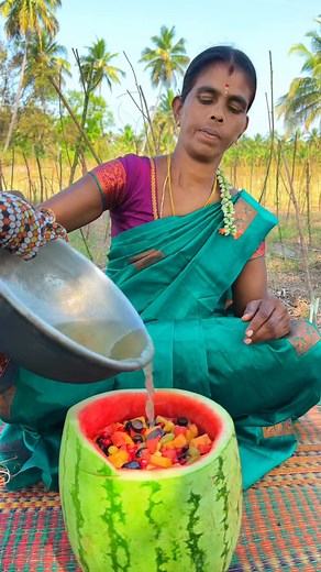 89K views · 1K reactions | Watermelon Inside Fruit Jelly | Village Mom Recipes | Facebook