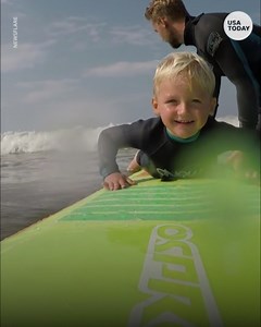 4-year-old surfer rides the waves like a pro