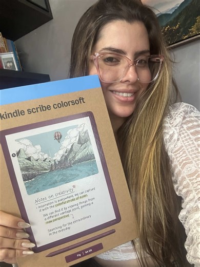 Unboxing do Novo Kindle Scribe Colorsoft