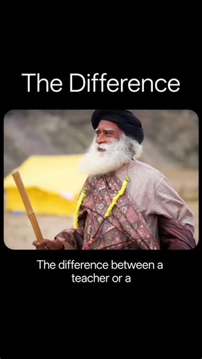 Sunil Barwal on Instagram: "Guru vs Teacher: Dive into the profound insights of Sadhguru as we explore the key differences between a guru and a teacher. Which one resonates with you? Share your thoughts below! #Sadhguru #GuruVsTeacher #Spirituality #Wisdom #Mindfulness #PersonalGrowth"