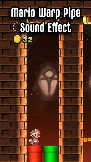 🔊 Mario Warp Pipe Sound Effect #shorts #supermario #newsupermariobrosudeluxe #soundeffect #loop