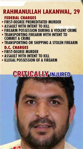 National Guard shooting suspect hit with FIVE new federal charges #shorts #us #nationalguard #news