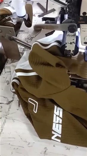 Decorative Lace or Piping attached by KANSAI machine use piping folder