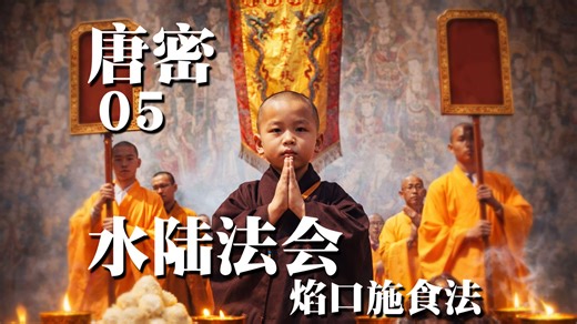 唐密 05｜详解水陆法会，一口气搞懂「瑜伽焰口施食法」！无遮大会、六道慈忏、放焰口、放蒙山有什么功效和区别？陀罗尼施食法是唐密独有的法事仪轨吗？