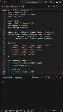 Python makes organization THIS easy