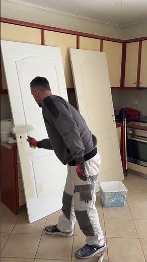 Βάψιμο πόρτας στα γρήγορα #βαψίματα #painting