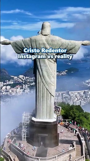 😅 Don’t Be Fooled by Filters — This Is the Real Christ the Redeemer