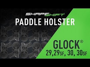 ShapeShift Glock 30 Paddle Holster - Also Fits 29, 30SF and 29SF - Alien Gear Holsters