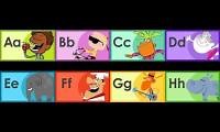 Mix of 8 videos from youtube : annoying abcmouse a b c d e f g and h