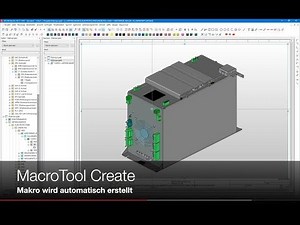 EPLAN 3D-Makros automatisch erzeugen - MacroTool Create (Pro Panel)