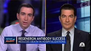 Regeneron antibody treatment reduces risk of death in hospitalized Covid patients, study finds