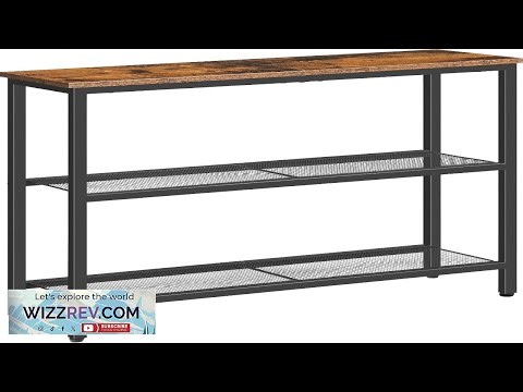 HOOBRO 29.5" Narrow Console Table 3 Tier Entryway Table Thin Sofa Table