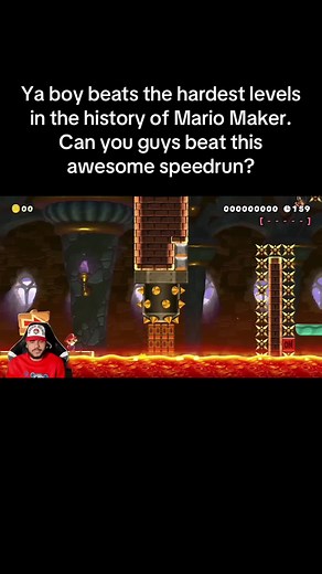 I beat this awesome speedrun. Can you guys beat it? #supermario #supermariobros #fyp #videogamer #gaming @Nintendo of America