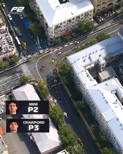 16K views · 217 reactions | Battling on the streets of Baku  Jak Crawford and Gabriele Mini enjoyed a few fights in the Feature 壘 | FIA Formula 2 | Facebook